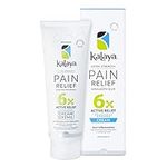 KaLaya 6X Extra Strength Pain Relief Cream for Arthritis, Joints, Muscle, Back, Neck, Shoulder, Hand and Knee Pain - Medically formulated with 6 Natural Active, Pain Blocking & Anti inflammatory Ingredients (120g)