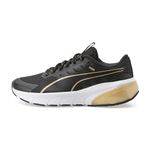 Puma Womens Cell Glare WNS Black-Gold-White Running Shoe - 8 UK (30999201)