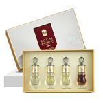 Ajmal Royal Series Attar Perfume Gift Set(4X5ml) | Non-Alcoholic Roll-On Perfume Oils | Ittar Perfume for Men & Women with Woody, Musky, Floral, Oud Fragrance | Versatile Office/Work Unisex Cologne
