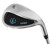 LAZRUS Premium Sand Wedge Anti Duff Thick Sole Loft Wedge Golf Club for Men & Women - Escape Bunkers and Save Strokes Around The Green - Lob Golf Wedges for Men (65 Degree, Left)