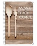 BookFactory Food and Health Journal/Food Diary/Fitness Journal Notebook - 186 Pages - 6" x 9" Durable Thick Translucent Cover, Wire-O Binding (JOU-186-69CW(FoodJournal))