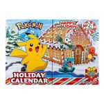 Pokémon PKW3066 Holiday Calendar-Features 24 2-Inch Battle Figures