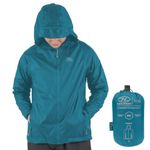 Highlander Men’s Waterproof Jacket - Stow & Go Packaway Jacket - Ultimate Waterproof Protection, Lightweight & Breathable, Perfect for Everyday and Outdoor Adventures
