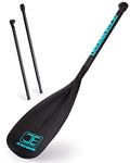 OCEANBROAD SUP Paddle Board Paddle 3 Pieces Adjustable Carbon Shaft Stand up Paddle with Bag