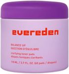 Evereden Balance Up Toner Pads for Face - Clean and Vegan Pre-Teen Water-Based Face Toner Pads with Green Tea, Chamomile, and White Tea For Oily and Pimple-Prone Skin - Balanced Skin & Clog-Free Pores