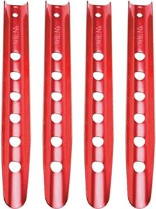 MSR Blizzard Stakes 4 Pieces, Red