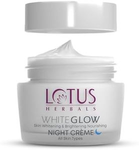 Lotus Herbals WhiteGlow Skin Whitening & Brightening Nourishing Night Creme | Reduces Dark Spots & Dullness | Overnight Hydration & Skin Renewal | Paraben-Free | For Women & Men | All Skin Types | 60g