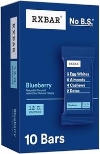 RXBAR Protein Bars, Protein Snack, Snack Bars, Blueberry, 18.3oz Box (10 Bars)