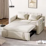 DWVO 55" Convertible Sofa Bed, 3-in