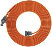 GARDENA Hose Sprinkler: Sprinklers for Narrow beds and Zones, Planting Gentle Spray, Suitable to Many Possible GARDENA Ports, Individual Length Adjustment, 7.5m, Orange (995-20)