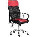 Yaheetech Office Chair Ergonomic Desk Chair High Back Adjustable Mesh Computer Chair with Lumbar Support Task Chair Work Chair for Home Study, 135 Capacity