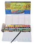 Sennelier l'Aquarelle French Artists' Watercolour - Metal Box of 48 Half Pans