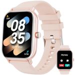 Smart Watch for Men Women with Bluetooth Call, 2024 Newest 1.85'' HD Full Touch Screen, Fitness Tracker Watch with 100+ Sports Modes, Waterproof Smartwatch for Android Phones iOS