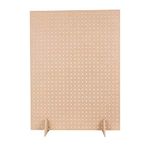 Freestanding Table Top Pegboard 800 x 600 mm with 25 mm Centres Perforated Display Board