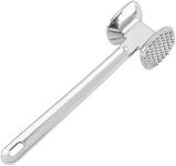 BAREPEPE Lightweight Meat Tenderizer Chicken Hammer Mallet Tool Ice Crusher Kitchen Pounder Aluminum with Dual Sided Usage - Pack of 1 (Aluminium Square)