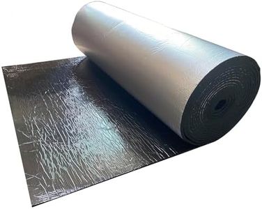 Car Heat Sound Deadening Insulation Mat,394 Mil 108 Sqft Automobile Sound Deadening & Heat Insulation Material for Auto Hood Engine Roof Door and Trunk,40in x 394in, Aluminum Foil Finish