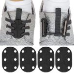 Vive Magnetic Shoe Closures (2 Pairs) – Magnetic No-Tie Shoelaces with Strong Closure Lock – Easy Tieless Shoelace Magnets for Men, Women, Kids & Seniors