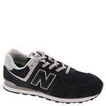 new balance Boys 574 Black Running Shoe - 5.5 UK (GC574EVB)