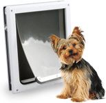 Pet Prime 2 Ways Locking Pet Flap Door For Dogs Pet Door with Transparent flap (Large)