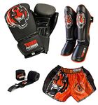 Adult Muay Thai Sparring Fight Gear Set (Medium)