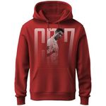 KHAKEY Clothing's Boys Hoodie | Stylish Trendy Best Winter Wear Hooded Sweatshirt | Ronaldo Inspired Sports Tshirt (in, Age, 15 Years, 16 Years, Regular, Maroon)