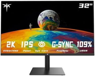 KTC 32 Inch 2K Monitor, 1440P IPS Computer Gaming