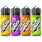 Fantasi Fruits - 4 x 100ml Vape Liquid 70VG/30PG E-Cigarette Juice Vape Bundle | Mango, Grape, Orange, Apple | 120ml Shortfill Bottle, No Nicotine 0mg