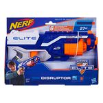 Nerf Elite Disruptor Blaster, 6 Nerf Elite Darts, 6-Dart Rotating Drum, Slam Fire