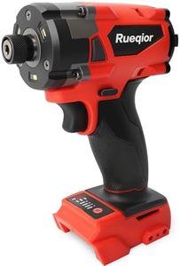 Rueqior Cordless Impact Driver 1/4 Inch Compatible with Milwaukee 18V Battery, 2800 In-lbs(300N.m) Brushless Impact Driver, 3-Speed Lightweight Power Impact Drivers With LED Light