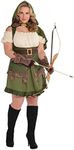 UK 16-18 - Ladies Robin Hood Costume Medieval Vigilante Elf Elven Archer Maid Marion Peter Pan Fancy Dress Fairytale Prince of Thieves