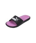 Puma Womens Cool Cat 2.0 BX Wns Black-White-Opera Mauve Slide - 5 UK (38911404)