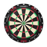 Target Darts TOR Dartboard, Steel Tip Dart Board | Competition Standard Steel Tip Dartboards with Fixing Kit, Modern Rotational Number Ring, Premium Madagascan Sisal, Stainless Steel Thin Wire System