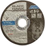 BHA Metal Cut Off Wheels for Die Grinders or Mini Benchtop Chop Saws, 2" x 1/32" x 3/8" - 10 Pack