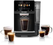 Bosch 800 Series Fully Automatic Espresso Machine with Home Connect, 35 Beverage Varieties with Coffee World, Double Cup, in Black TPU60309