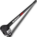 KIRXST 1/2" Sq Drive Breaker Bar, 600 mm Pro Power Knuckle Breaker Flexi Bar, Flexible Handle Breaker Bar, Socket Wrench, Wheel Nut Spanner, Black