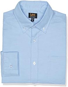 Lee Uniforms Men's Long Sleeve Oxford Shirt - Large - Light Blue