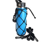 Gearproz Paracord Bottle Carrier for Hydro Flask 40 oz - From America's No. 1 in Water Bottle Handles and Accessories - Prevents Dropping and Dents