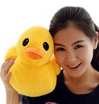 Bansusu 30CM/12inch Plush Yellow Duck Teddy Soft Toy Stuffed Animal Sofa Devcoration for Kids Birthday