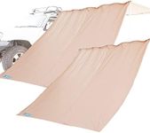 2X Adventure Kings 2.5m Awning Side Wall Camping Outdoor Shade Extension 170GSM