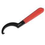 uxcell C Type Wrench Spanner for APU13 CNC Lathe Keyless Drill Chuck, with Red Non-Slip Handle