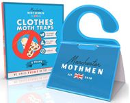 MANCHESTER MOTHMEN Moth Killer | 5 Professional Clothes Moth Trap | Moth Repellent For Wardrobes | Carpet Moth Treatment | Anti Moth Product | Paper Pheromone Traps For Wardrobe | Carpet Beetle Killer