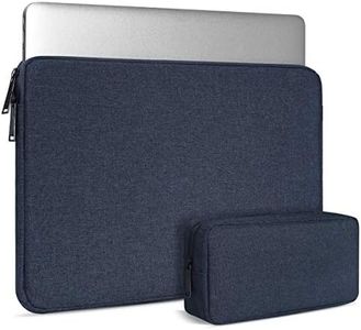 15.6 Inch Laptop Tablet Sleeve Bag for HP Envy x360, MSI GL63 GF63, Razer Blade 15.6, Asus TUF Gaming Laptop 15.6, Acer Dell Lenovo Samsung Chromebook with Small Case, Blue