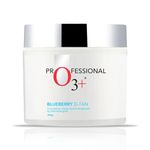 O3+ Blueberry D-TAN Face Pack with Natural Extracts for Instant Tan Removal & Glowing Skin - Ideal for Dry Skin (300g) | Detan Mask for Tan Removal for Face and Body