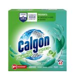 Calgon Hygiene Plus Washing Machine Cleaner & Limescale Remover, Water Softener Tablets, Unscented , 65 Tablets, Pack of 1