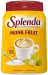 SPLENDA Monk Fruit Zero Calorie Plant Based Granulated Sweetener Jar, 19 oz