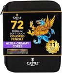 Castle Art Supplies 72 Colouring Pe