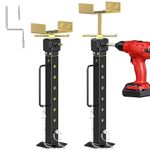 Sulythw RV Slide Out Supports [Allow Drill Adjust] 2 Pcs Heavy Duty RV Stabilizer Jacks for RV, Camper and Travel Trailer- Adjusts from 25.98" to 51.90", Supports Up to 5,000 lbs