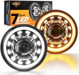 Auxbeam 7'' LED Headlights H6024 wi
