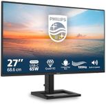 Philips 27E1N1600AE - 27 inch QHD monitor, speaker, height adjustable (2560x1440, 100Hz, HDMI 1.4, USB-C (65W PD), USB Hub) black