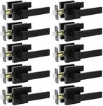 AIKKIL 10 Pack Black Door Handle In